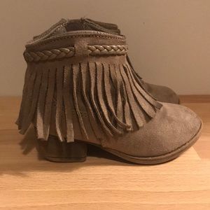 Rock & candy toddler girls fringe bootie